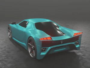 hussam zaid 3d car 20 3D Model