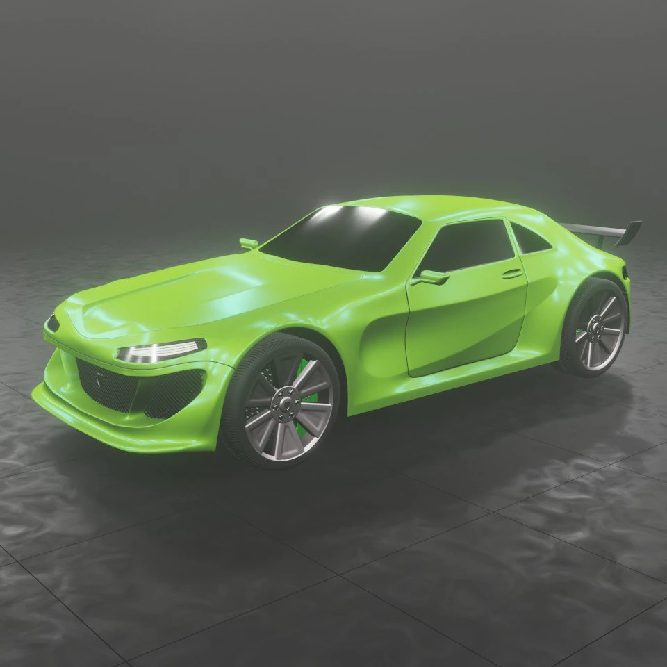 hussam zaid 3d car 22 3D Model .c4d .max .obj .3ds .fbx .stl .blend 