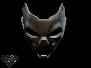 cyberpunk sci-fi demon mask 3D Print Model