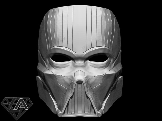 black vader custom concept mask 3D Print Model .c4d .max .obj .3ds .fbx .stl .blend