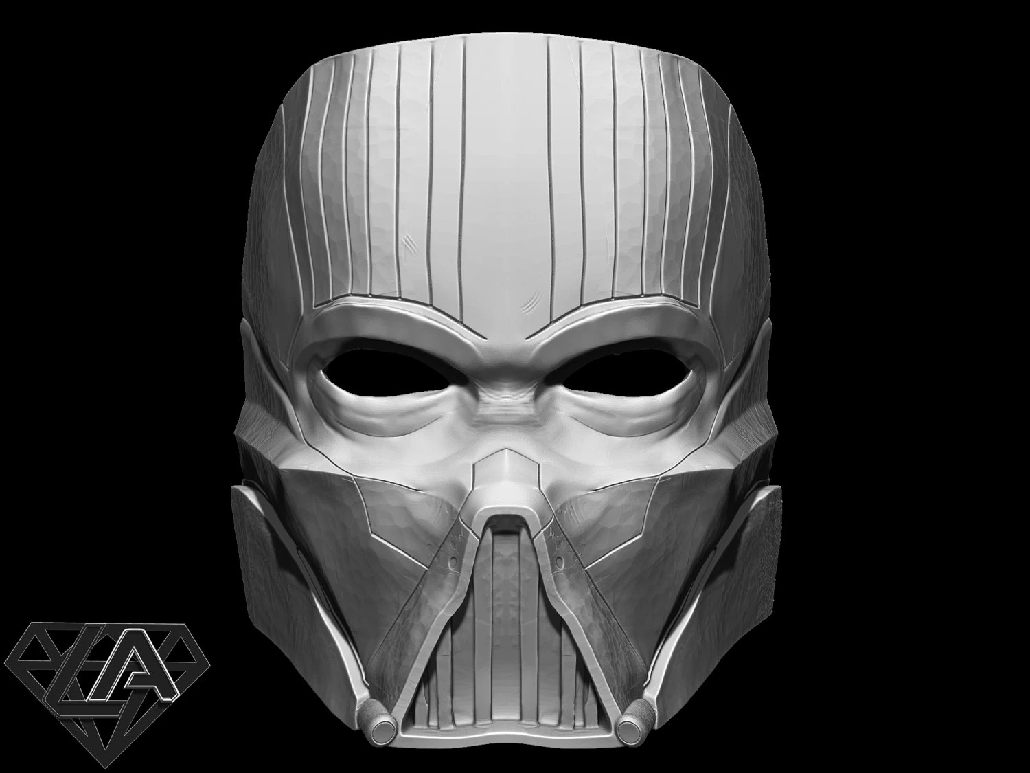 black vader custom concept mask 3D Print Model .c4d .max .obj .3ds .fbx .stl .blend 