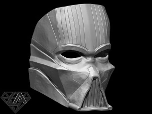black vader custom concept mask 3D Print Model