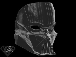 black vader custom concept mask 3D Print Model