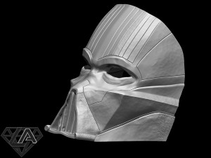 black vader custom concept mask 3D Print Model