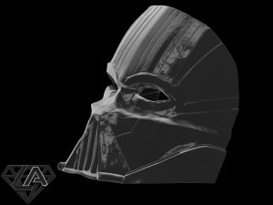 black vader custom concept mask 3D Print Model