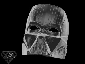 black vader custom concept mask 3D Print Model