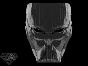 black vader custom concept mask 3D Print Model