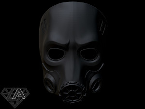 borderlands mask Model Cetak 3D