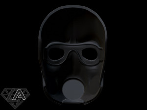 borderlands mask Model Cetak 3D