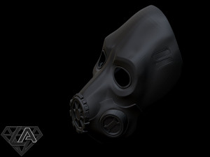 borderlands mask Model Cetak 3D