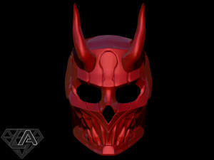 cyberdemon mask 3Dプリントモデル