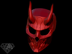 cyberdemon mask 3Dプリントモデル