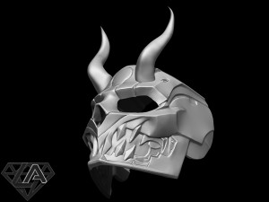 cyberdemon mask 3Dプリントモデル