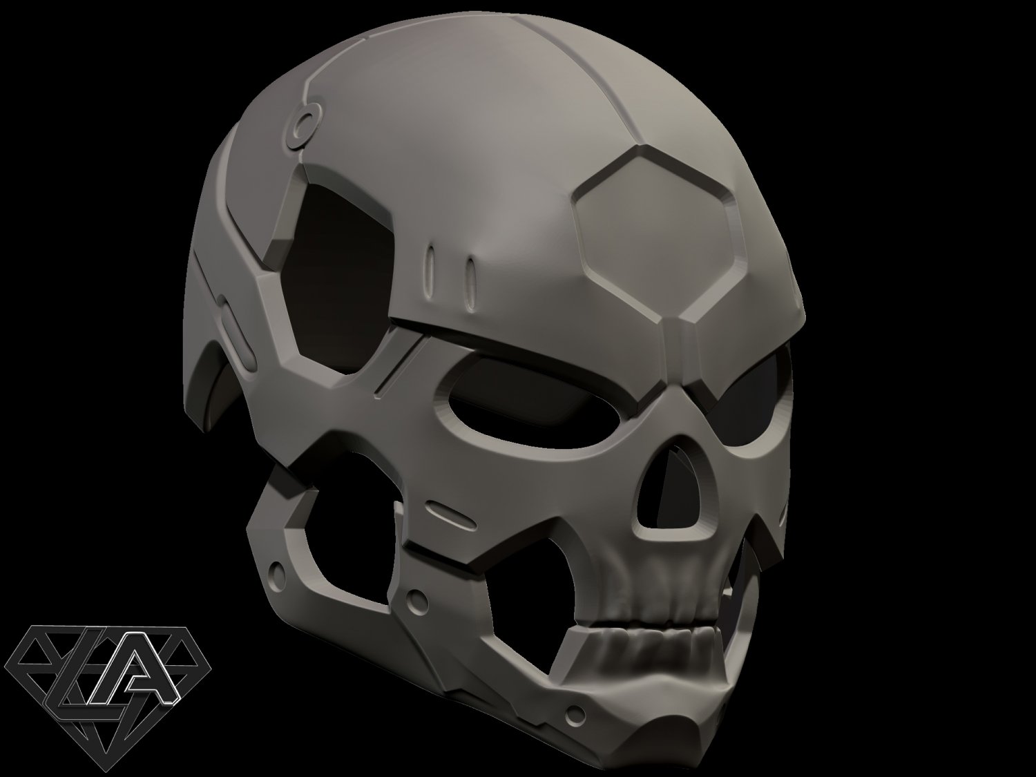 3d sales skull helmet