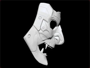 demon cyberoni mask 3D Print Model