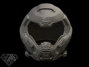 doom 2016 helmet 3D Print Model