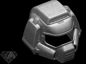 doomguy classic helmet 3D 打印模型