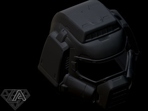 doomguy classic helmet 3D 打印模型