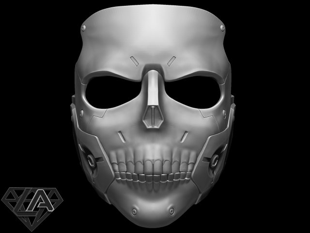 death stranding die hardman skull sci fi mask Modello di stampa 3D .c4d .max .obj .3ds .fbx .stl .blend 