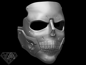 death stranding die hardman skull sci fi mask Modello di stampa 3D