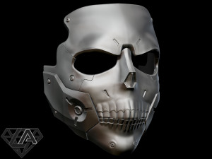 death stranding die hardman skull sci fi mask Modello di stampa 3D