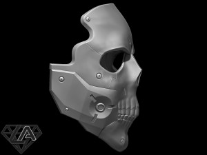 death stranding die hardman skull sci fi mask Modello di stampa 3D
