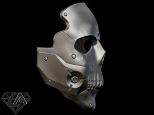 death stranding die hardman skull sci fi mask Modello di stampa 3D