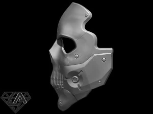 death stranding die hardman skull sci fi mask 3D Print Model
