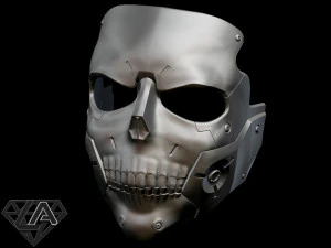 death stranding die hardman skull sci fi mask 3D Print Model