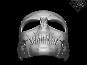 death stranding die hardman skull sci fi mask Modello di stampa 3D