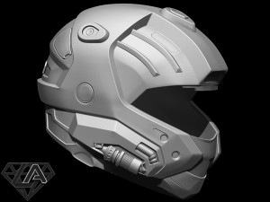 halo cqb helmet Model do druku 3D