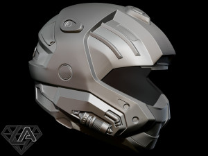 halo cqb helmet Model do druku 3D