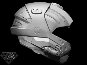 halo cqb helmet 3D Print Model