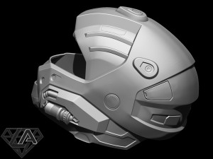 halo cqb helmet Model do druku 3D