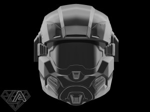 halo hazop helmet 3Dプリントモデル