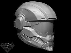 halo hazop helmet 3Dプリントモデル