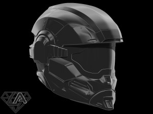 halo hazop helmet 3Dプリントモデル