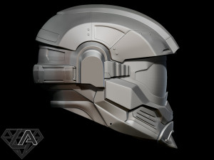 halo hazop helmet 3Dプリントモデル