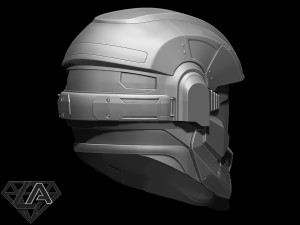 halo hazop helmet 3Dプリントモデル