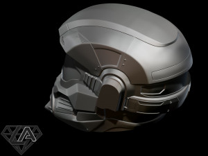 halo hazop helmet 3Dプリントモデル