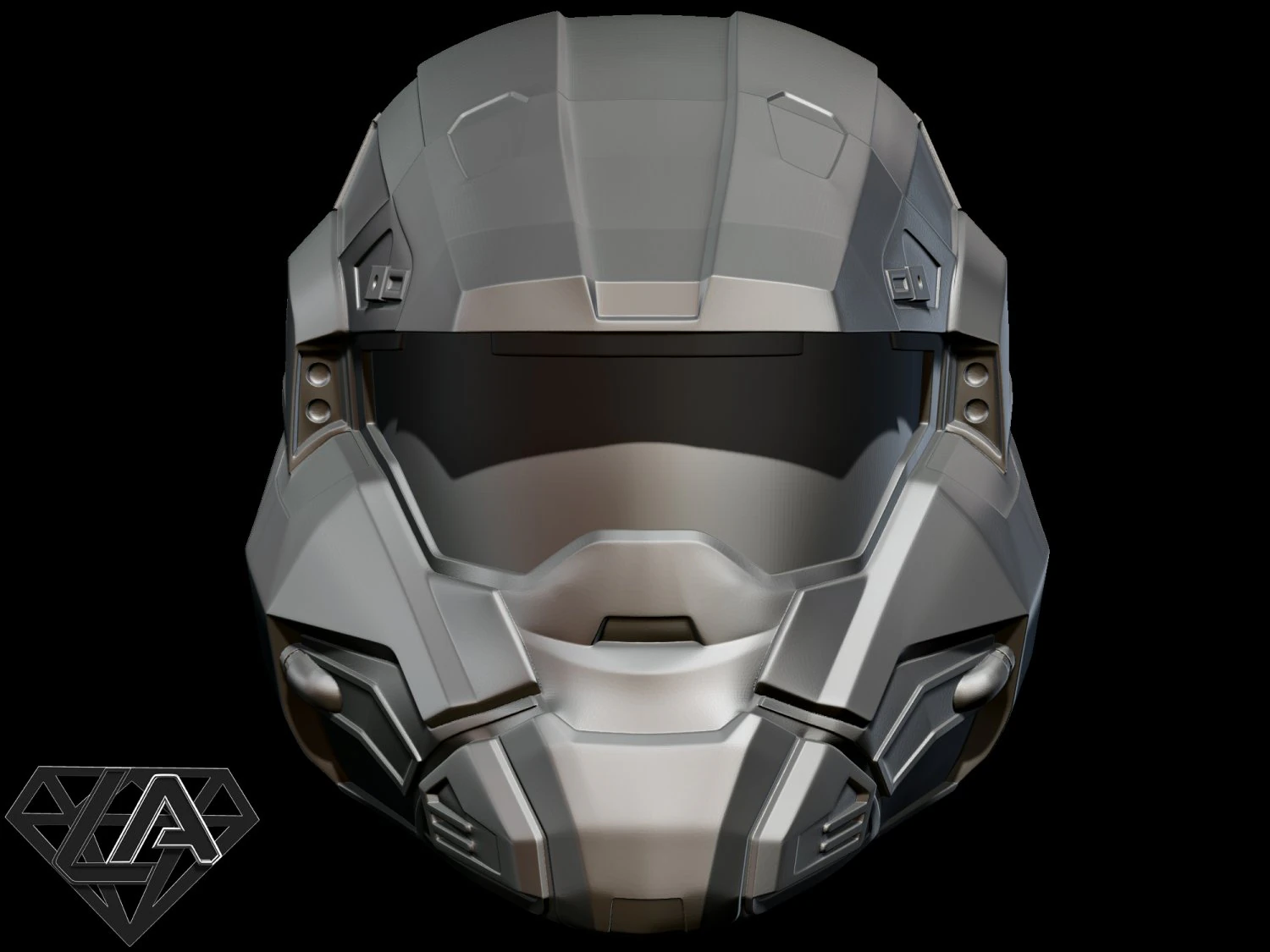 halo commando helmet 3D Print Model .c4d .max .obj .3ds .fbx .stl .blend 