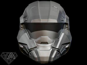 halo commando helmet 3D Print Model