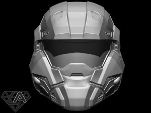 halo commando helmet 3D printmodel