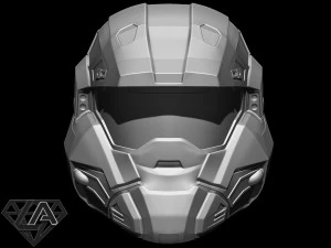 halo commando helmet 3D Print Model