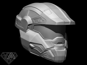 halo commando helmet 3D printmodel