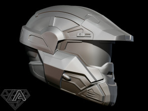 halo commando helmet 3D printmodel