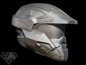 halo commando helmet 3D Print Model