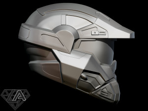 halo commando helmet 3D printmodel