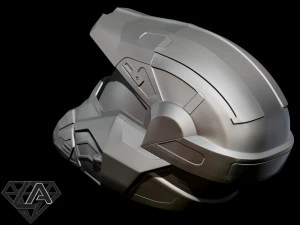 halo commando helmet 3D Print Model