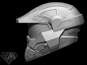 halo commando helmet 3D printmodel